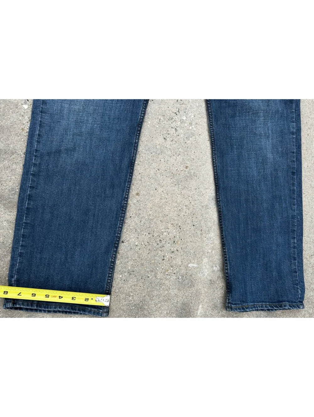 Signature by Levi Strauss Jeans Mens 38x32 Blue Denim Straight Leg Stretch